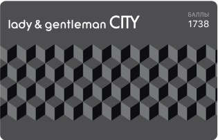 Бонусная карта lady & gentleman CITY