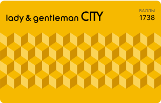 Бонусная карта lady & gentleman CITY