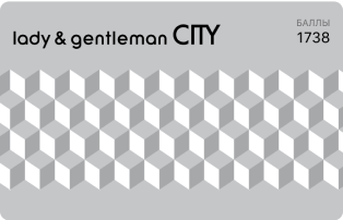 Бонусная карта lady & gentleman CITY